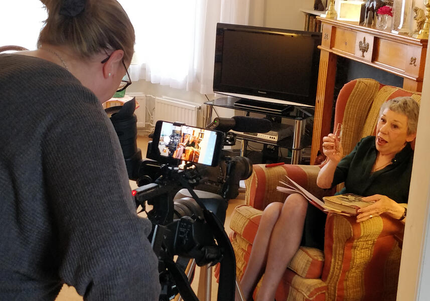 Learning from Valerie Colgan, a dedicated actress. Valerie taught me at the London Actors Workshop, run by fellow actor John Sidgwick in London.